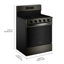 Whirlpool® 30-inch Gas Range with Air Cooking Technology WFGS5730SV