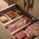 Kitchenaid® 30 cu. ft. French Door Refrigerator with Interior Water and Ice and FreshChill™ Full-Width Refrigerated Drawer KRMF336SPS