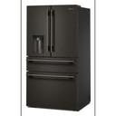 Kitchenaid® 29 cu. ft. French Door Refrigerator with Exterior Water and Ice and FreshChill™ Full-Width Refrigerated Drawer KRMF436SBE