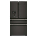 Kitchenaid® 29 cu. ft. French Door Refrigerator with Exterior Water and Ice and FreshChill™ Full-Width Refrigerated Drawer KRMF436SBE