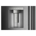 Kitchenaid® 29 cu. ft. French Door Refrigerator with Exterior Water and Ice and FreshChill™ Full-Width Refrigerated Drawer KRMF436SBE