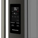 Kitchenaid® 29 cu. ft. French Door Refrigerator with Exterior Water and Ice and FreshChill™ Full-Width Refrigerated Drawer KRMF436SBE