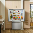 Kitchenaid® 20 cu. Ft. 30-Inch Width Standard Depth French Door Refrigerator with PrintShield® Finish and Interior Dispense KRFF330SPS