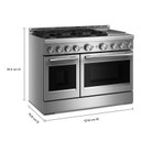 KitchenAid® 48-Inch 6 Burner Commercial-Style Gas Range with Griddle KFGD948SSS