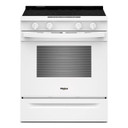 Whirlpool® 30-inch Electric Smart Range with Air Cooking Technology and Steam Clean YWSES4530TW