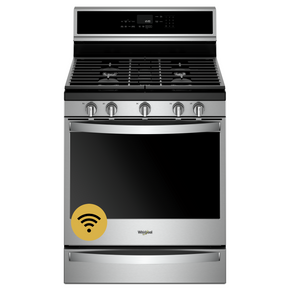 Whirlpool® 5.8 cu. ft. Smart Freestanding Gas Range with EZ-2-Lift™ Grates WFG975H0HZ