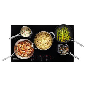 Kitchenaid® 36-Inch 5-Element Sensor Induction Cooktop KCIG556JBL