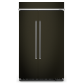 Kitchenaid® 30 Cu. Ft. 48 Built-In Side-by-Side Refrigerator with PrintShield™ Finish KBSN708MBS