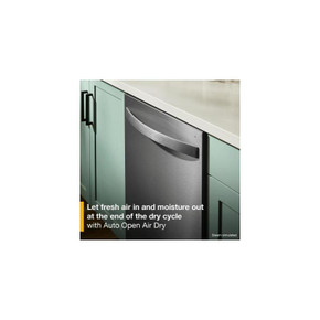 Whirlpool® 24-Inch Dishwasher with Total Coverage Wash Action and Auto Open Air Dry in Fingerprint Resistant Stainless Steel WDTS8024SZ