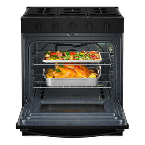 Whirlpool® 30-inch Gas Range with Air Cooking Technology WSGS5030SB