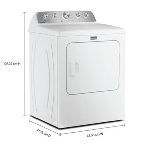 Maytag® 7.0 Cu Ft. Load Gas Dryer with Extra Power and Pet Pro Option MGD5605RW