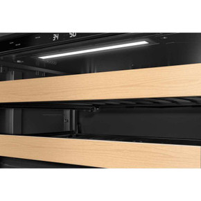Kitchenaid® 24" Beverage Center with Glass Door and Wood-Front Racks KUBL524SBE