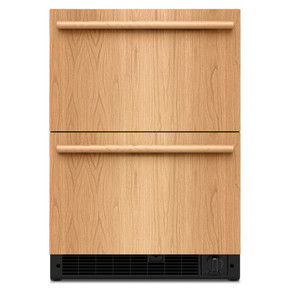 Kitchenaid® 24" Panel-Ready Undercounter Double-Drawer Refrigerator/Freezer KUCT524SPA