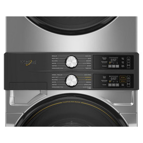 Whirlpool® Smart ENERGY STAR® Front Load Laundry Tower 5.2 cu. ft. Washer & 7.4 cu. ft. Electric Dryer with UV Clean Technology and FreshFlow™ Vent System YWEF5727TR