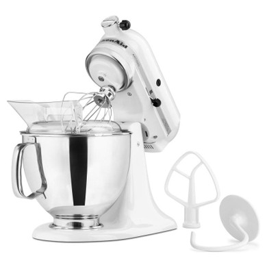 Kitchenaid® Artisan® Series 5-Quart Tilt-Head Stand Mixer KSM150PSWH