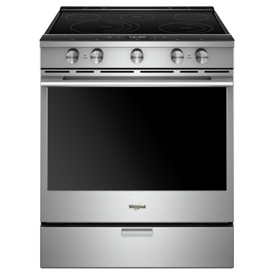 Whirlpool® 6.4 Cu. Ft. Smart Contemporary Handle Slide-in Electric Range with Frozen Bake™ Technology YWEEA25H0HZ