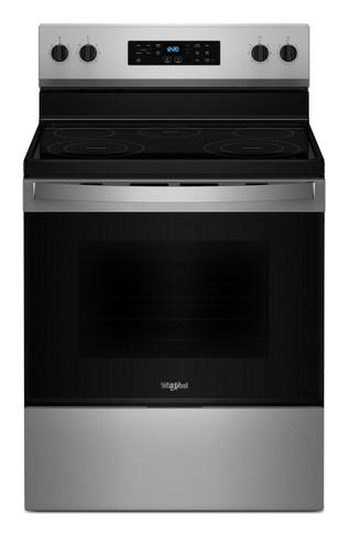 Whirlpool® 30-inch,5.3 cu ft, Electric Freestanding Range with 5 Elements YWFES3330RZ