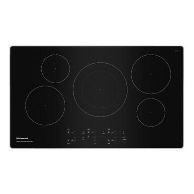 Kitchenaid® Table de cuisson à induction par capteur de 5 éléments et 36 po KCIG556JSS