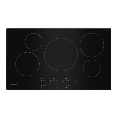 Kitchenaid® Table de cuisson à induction par capteur de 5 éléments et 36 po KCIG556JBL