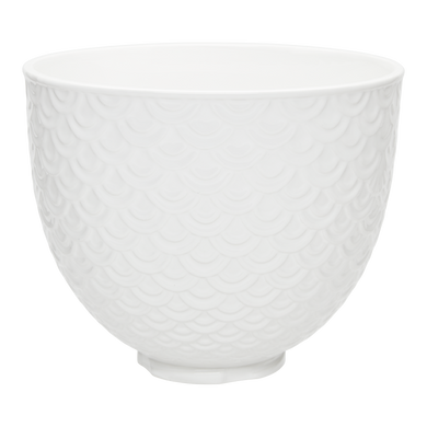 Kitchenaid® 5 Quart White Mermaid Lace Ceramic Bowl KSM2CB5TWM