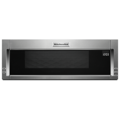 Kitchenaid® Four à micro-ondes à hotte intégrée et profil bas - 900 watts - 30 po YKMLS311HSS