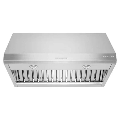 Kitchenaid® 36" 585 or 1170 CFM Motor Class Commercial-Style Wall-Mount Canopy Range Hood KVWC906KSS