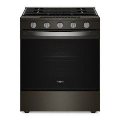 Whirlpool® 30-inch Smart Slide In Gas Range with Air Cooking Technology, No Preheat Air Fry, Steam/Self Clean and High Speed Preheat WSGS7530RV