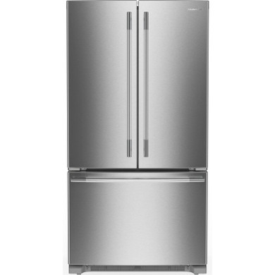 Kitchenaid® 25 Cu. Ft. 36-Inch Standard-Depth French Door Refrigerator with Internal Water Dispenser KRFF136SPS
