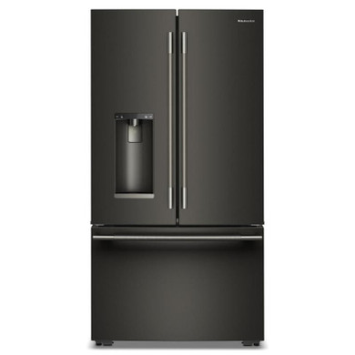 Kitchenaid® Counter-Depth French Door Refrigerator with Intelligent Auto Fill KRFC536SBE