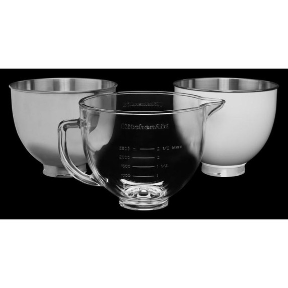 Kitchenaid® 5-Qt. Tilt-Head Polished Stainless Steel Bowl with Comfortable Handle K5THSBP