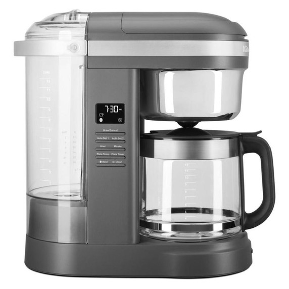 Kitchenaid® 12 Cup Drip Coffee Maker with Spiral Showerhead and Programmable Warming Plate KCM1209DG