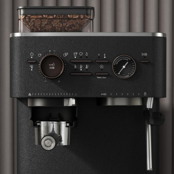 KitchenAid.ca Exclusive Colour - Semi Automatic Espresso Machine with Burr Grinder KES6551BK