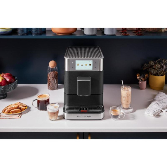KitchenAid.ca Exclusive Colour - Semi Automatic Espresso Machine with Burr Grinder KES6551BK