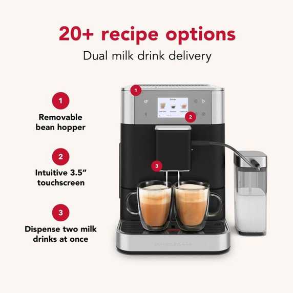 Kitchenaid® Fully Automatic Espresso Machine KF7 KES8557BK
