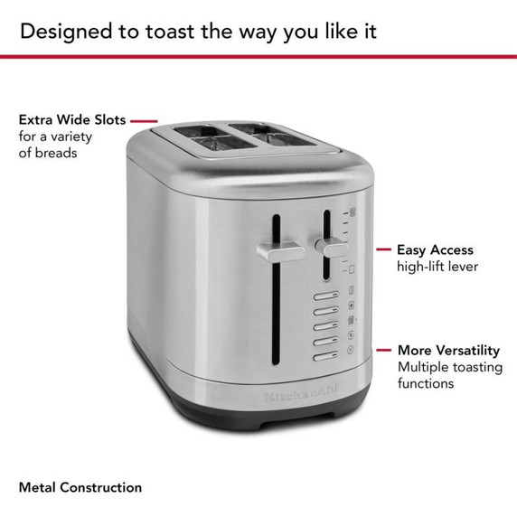 Kitchenaid® 2 Slice Toaster KMT2109SX