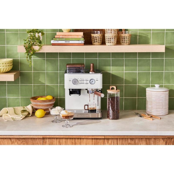 Kitchenaid® Semi Automatic Espresso Machine with Burr Grinder KES6551PL