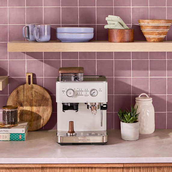 Kitchenaid® Semi Automatic Espresso Machine with Burr Grinder KES6551PL