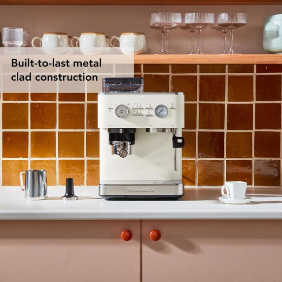 Kitchenaid® Semi Automatic Espresso Machine with Burr Grinder KES6551PL