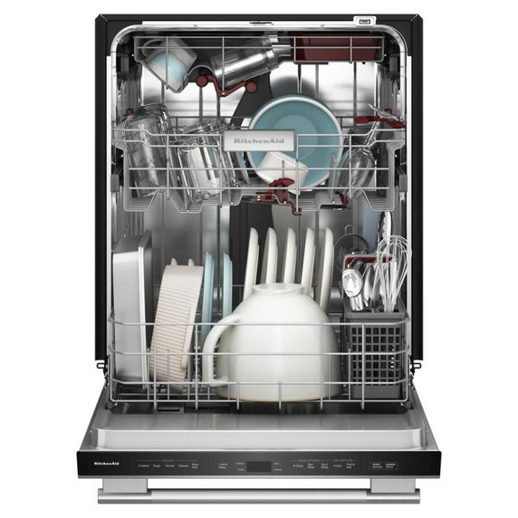 Kitchenaid® 360° Max Jets™ Third Rack Dishwasher with Stemware Shield and Stemware Clips, 44 dBA KDTS434SPS