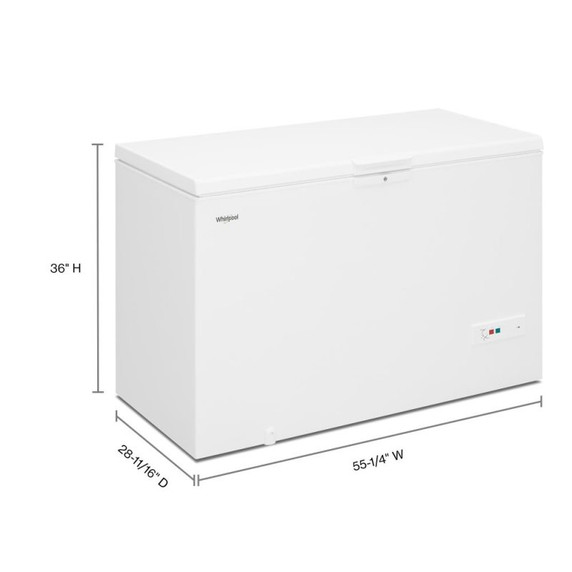 Whirlpool® 16 Cu. Ft. Chest Freezer with Shelves WZC5216LW