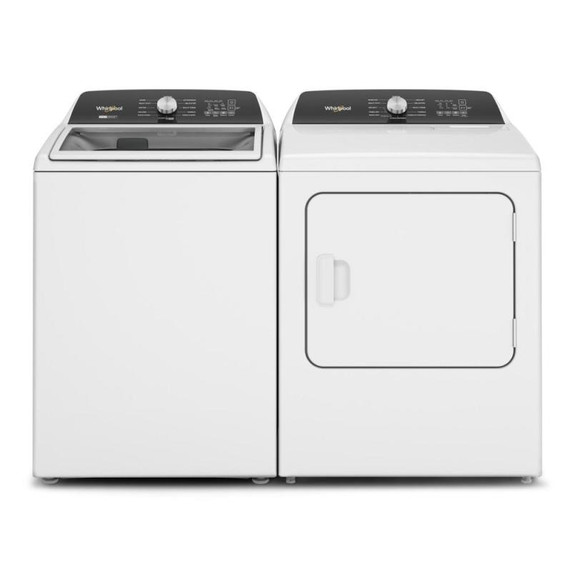 Whirlpool® 5.4 - 5.5 Cu. Ft. I.E.C. Capacity Top Load Washer with Removable Agitator WTW5057LW