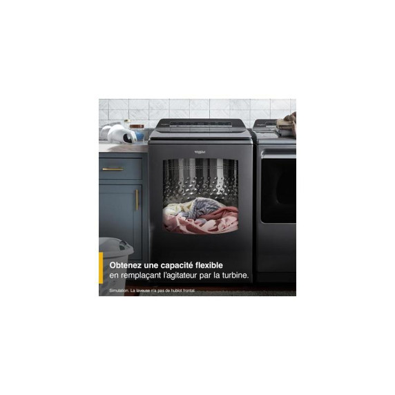 Whirlpool® 6.0 - 6.1 cu. ft. I.E.C. Top Load Washer with 2 in 1 Removable Agitator WTW8127LC