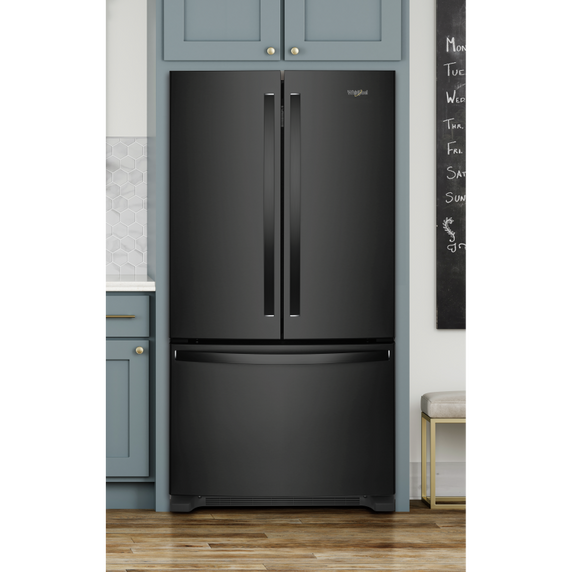 Whirlpool® 36-inch Wide French Door Refrigerator with Water Dispenser - 25 cu. ft. WRF535SWHB