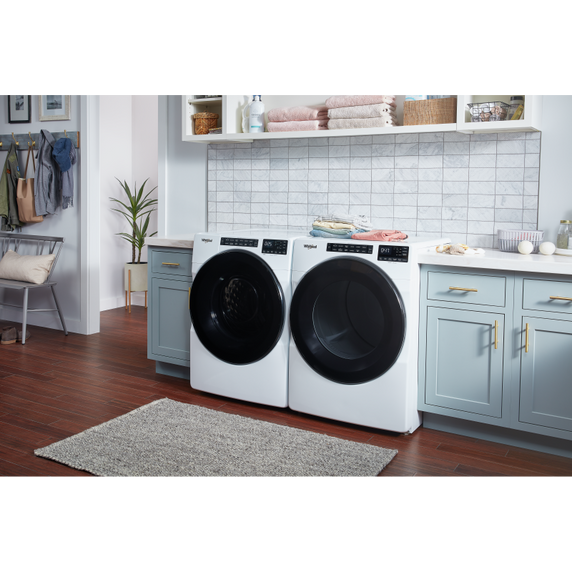 Whirlpool® 7.4 Cu. Ft. Gas Wrinkle Shield Dryer with Steam WGD6605MW