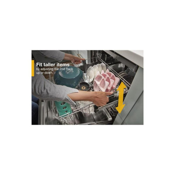 Whirlpool® 24” Stainless Steel Dishwasher with AI Intelligent Wash - 47 dBA WDTA50SAKW