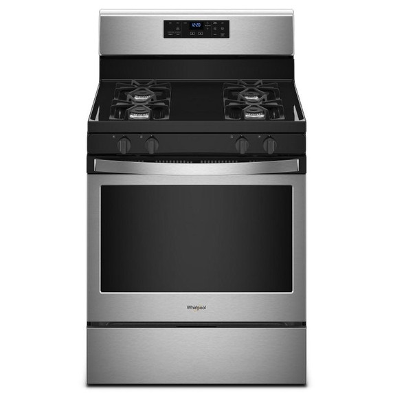 Whirlpool® 5.0 cu. ft. Freestanding Gas Range with Adjustable Self-Cleaning WFG510S0HS