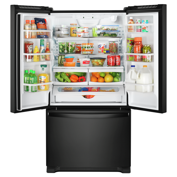 Whirlpool® 36-inch Wide Counter Depth French Door Refrigerator - 20 cu. ft. WRF540CWHB