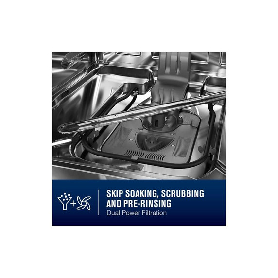 Maytag® Stainless steel tub dishwasher with Dual Power Filtration MDB4949SKW
