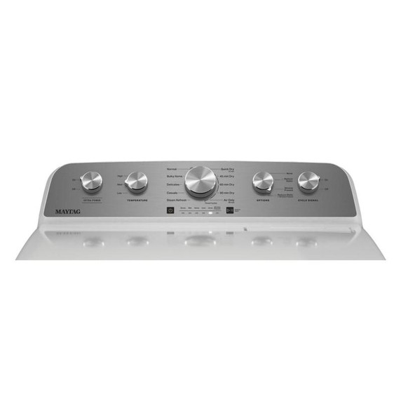 Maytag® Top Load Gas Dryer with Steam-Enhanced Cycles - 7.0 cu. ft. MGD5430MW Maytag® Top Load Gas Dryer with Steam-Enhanced Cycles - 7.0 cu. ft. MGD5430MW