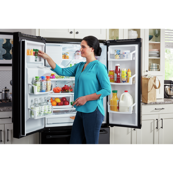 Maytag® 36- Inch Wide French Door Refrigerator with PowerCold® Feature - 25 Cu. Ft. MFI2570FEB